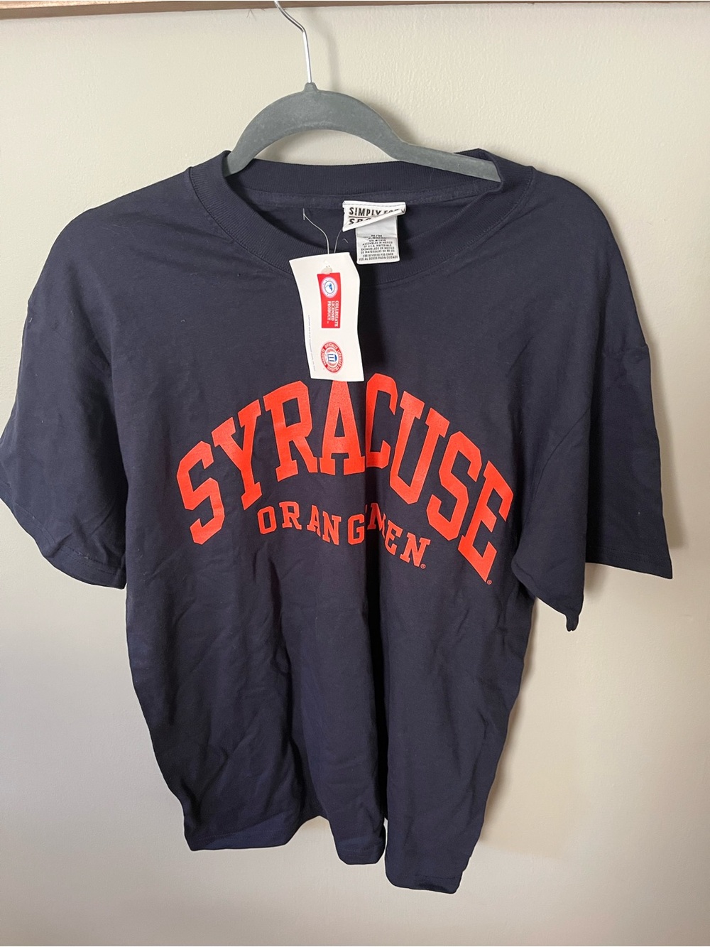NWT Syracuse Orangemen T Shirt Med